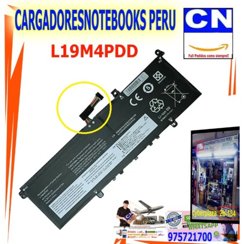Batería para Laptop Lenovo Yoga Slim 7 - L19M4PDD Batería para Laptop Lenovo Yoga Slim 7 - L19M4PDD
