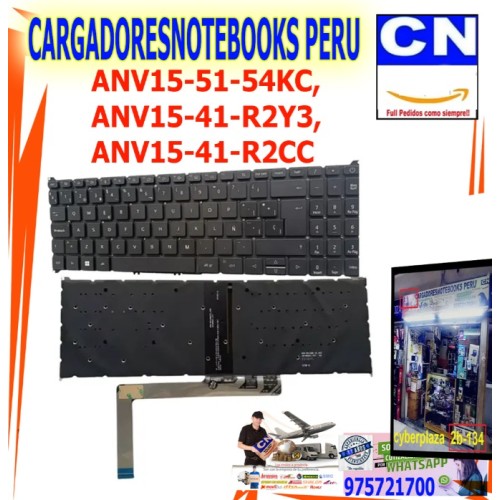 Teclado para Acer Nitro V15 ANV15-41 - Español Teclado para Acer Nitro V15 ANV15-41 - Español