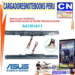 BATERIA ASUS A41N1611 GL553 GL752 FX53 BATERIA ASUS A41N1611 GL553 GL752 FX53