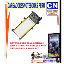 BATERIA ASUS C21N1401 X455 X455 X455DG X455LA X455L INT BATERIA ASUS C21N1401 X455 X455 X455DG X455LA X455L INT