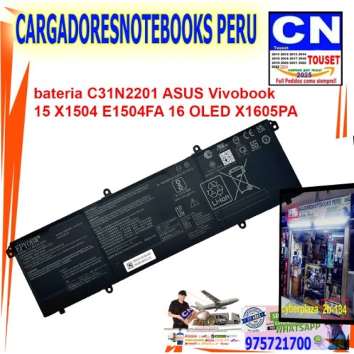 bateria-asus-c31n2201-15-x1504-16-oled-x1605pa-peru