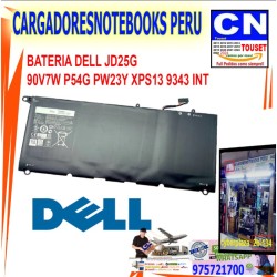 bateria dell jd25g 90v7w p54g pw23y xps13 9343 bateria dell jd25g 90v7w p54g pw23y xps13 9343