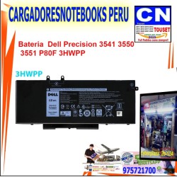bateria Dell Precision 3541 3550 3551 P80F 3HWPP bateria Dell Precision 3541 3550 3551 P80F 3HWPP