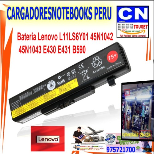 BATERIA L11L6Y01 PARA LENOVO E430 E431 E430C E530 B590 BATERIA L11L6Y01 PARA LENOVO E430 E431 E430C E530 B590