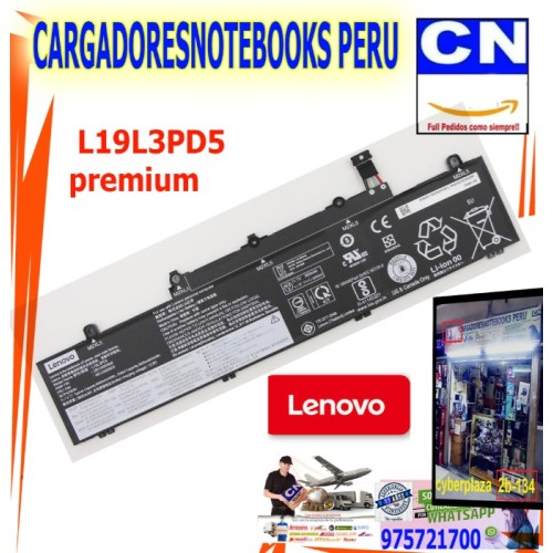 Batería Lenovo L19L3PD5 Original 45Wh | Envíos a todo Perú Batería Lenovo L19L3PD5 Original 45Wh | Envíos a todo Perú