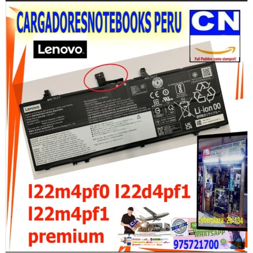 Batería Lenovo L22M4PF0 L22D4PF1 L22M4PF1 60Wh | Perú Batería Lenovo L22M4PF0 L22D4PF1 L22M4PF1 60Wh | Perú