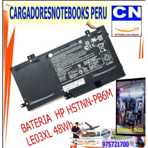 BATERIA PARA HP HSTNN-PB6M LE03XL S X360 15-W000 13-S000 INT BATERIA PARA HP HSTNN-PB6M LE03XL S X360 15-W000 13-S000 INT