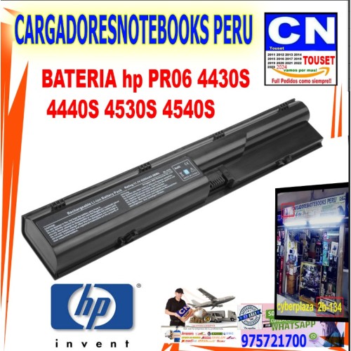 BATERIA PR06 PARA LAPTOP HP PROBOOK 4330s 4430s 4440s BATERIA PR06 PARA LAPTOP HP PROBOOK 4330s 4430s 4440s