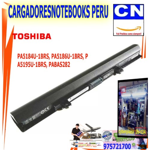 Batería para Laptop Toshiba Satellite C55 L55 PA5185U | Precio Perú Batería para Laptop Toshiba Satellite C55 L55 PA5185U | Precio Perú
