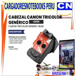CABEZAL CANON TRICOLOR TRICOLOR GENERICo g2100 CABEZAL CANON TRICOLOR TRICOLOR GENERICo g2100