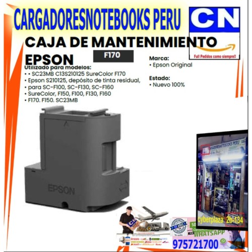 CAJA DE MANTENIMIENTO EPSON F170