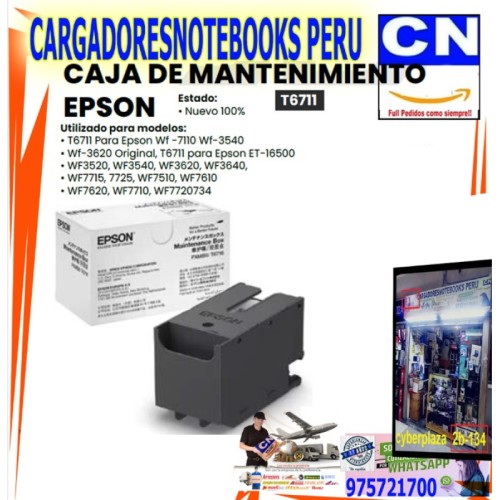 CAJA DE MANTENIMIENTO EPSON T6711
