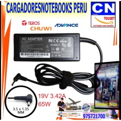CARGADOR PARA CHUWI 19V 3.42A 65W 3.5x1.35 CARGADOR PARA CHUWI 19V 3.42A 65W 3.5x1.35