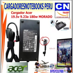 CARGADOR PARA ACER 19.5V 9.23A 180W, PUNTA 5.5X1.7MM CARGADOR PARA ACER 19.5V 9.23A 180W, PUNTA 5.5X1.7MM