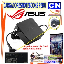 cargador asus 19v 3.42a 65w punta aguja 4.5m x 3.0m original