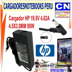 CARGADOR COMPATIBLE HP 19.5V 4.62A 90W 4.5*3.0 (P.CELESTE)