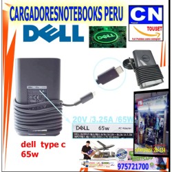cargador dell 20v 3.25a 65w type c original