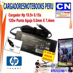 cargador hp aguja 19.5V 6.15A 120W 7.4x5.0mm