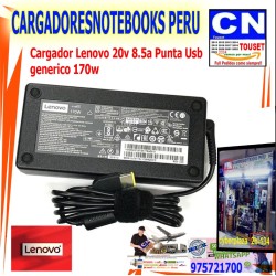 Cargador Lenovo 20v 8.5a Punta Usb ( oem ) 170w Cargador Lenovo 20v 8.5a Punta Usb ( oem ) 170w