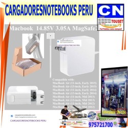 CARGADOR MAGSAFE 2 PRO PARA APPLE 14.85V 3.05A 45W CARGADOR MAGSAFE 2 PRO PARA APPLE 14.85V 3.05A 45W