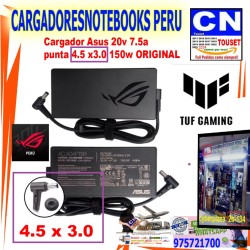 CARGADOR PARA ASUS 20V 7.5A 150W 4.5*3.0 PUNTA DELGADA CARGADOR PARA ASUS 20V 7.5A 150W 4.5*3.0 PUNTA DELGADA