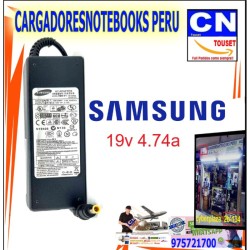 CARGADOR samsung 19v 4.74a punta aguja 90w CARGADOR samsung 19v 4.74a punta aguja 90w