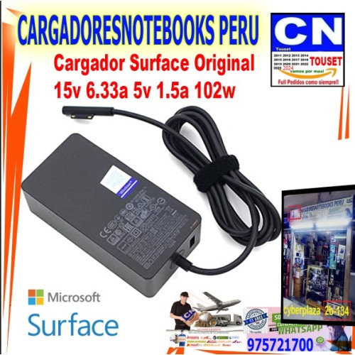 Cargador Surface 15v 6.33a (102w) Cargador Surface 15v 6.33a (102w)
