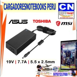 CARGADOR toshiba msi ASUS 19.5V 7.7A 5.5*2.5 PUNTA TOSHIBA CARGADOR toshiba msi ASUS 19.5V 7.7A 5.5*2.5 PUNTA TOSHIBA