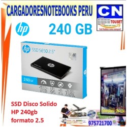 Unidad SSD Interno 240GB HP S650 2.5" Unidad SSD Interno 240GB HP S650 2.5"