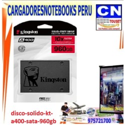 Unidad de Estado Solido Kingston A400, 960GB, SATA 6.0 Unidad de Estado Solido Kingston A400, 960GB, SATA 6.0
