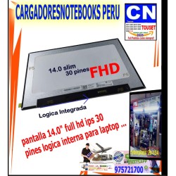 PANTALLA LAPTOP 14.0 LOGICA INTEGRADA, FULL HD IPS FHD PANTALLA LAPTOP 14.0 LOGICA INTEGRADA, FULL HD IPS FHD