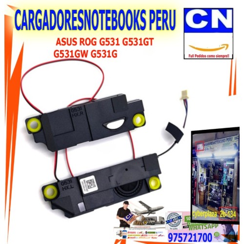 Parlantes para Asus ROG G531 G531GT G531GW | Repuesto Original de Audio Parlantes para Asus ROG G531 G531GT G531GW | Repuesto Original de Audio