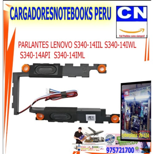 PARLANTES LENOVO S340-14IIL S340-14IWL S340-14API S340-14IML PARLANTES LENOVO S340-14IIL S340-14IWL S340-14API S340-14IML