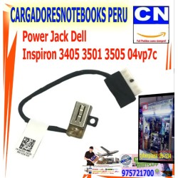 Power Jack para Dell Inspiron 3405 3501 3505 | Conector de Carga Power Jack para Dell Inspiron 3405 3501 3505 | Conector de Carga