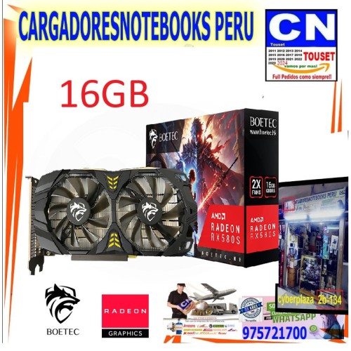 BOETEC AMD RADEON RX 580S 16GB GDDR5 256BITS BOETEC AMD RADEON RX 580S 16GB GDDR5 256BITS