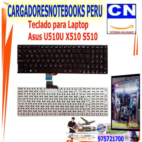 Teclado para Laptop Asus U510U X510 S510 | Español con Ñ | Perú