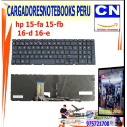 Teclado para Laptop HP 15-fa 15-fb 16-d 16-e Español | Perú Teclado para Laptop HP 15-fa 15-fb 16-d 16-e Español | Perú