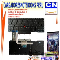 Teclado para Laptop Lenovo ThinkPad E14 Gen 2 Gen 3 Gen 4 Español | Perú