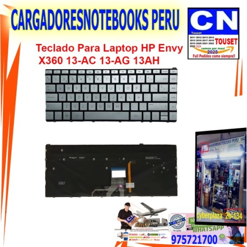 Teclado HP Envy X360 13-AC 13-AG 13AH Teclado HP Envy X360 13-AC 13-AG 13AH