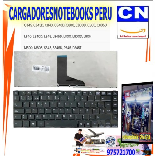 Teclado Toshiba Satellite C845 en Español | Envío a Perú Teclado Toshiba Satellite C845 en Español | Envío a Perú
